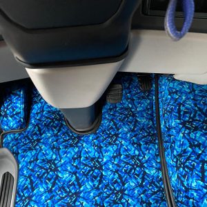 Plüsch Fußmatten passend für SCANIA R New Generation Beifahrersitz Klappstuhl unter die Leisten