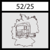 52/25 Nahtfarbe braun