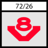 72/26 Nahtfarbe rot