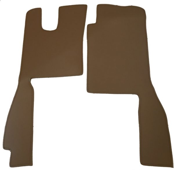 Kunstleder Fußmatten Glatt/Gesteppt passend für SCANIA R New Generation, Beifahrerseite Klappstuhl