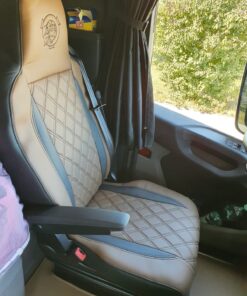 Sitzbezüge passend für SCANIA Fahrerseite Recaro Beifahrersitz Klappstuhl