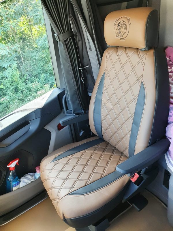 Sitzbezüge passend für SCANIA Fahrerseite Recaro Beifahrersitz Klappstuhl