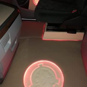 Kunstleder Tunnel Druck mit/ohne Beleuchtung passend für SCANIA S New Generation Beifahrersitz Klappstuhl mit Kleiner Abdeckung