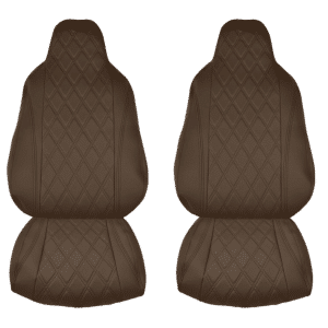 Sitzbezüge Glatt/Gesteppt passend für SCANIA 4, G, P, R-Series Fahrerseite Recaro, Beifahrersitz Luftgefedert