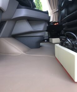 Sitzsockelverkeidung Holz/Kunstleder passend für SCANIA S New Generation Beifahrersitz Luftgefedert
