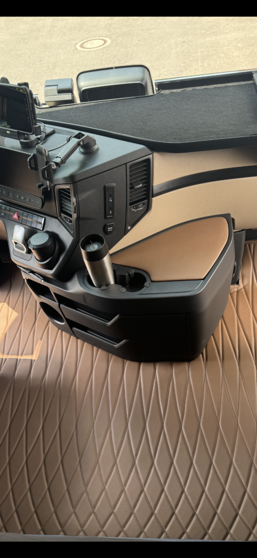 Tunnelabdeckung passend für ACTROS MP4 / MP5  Beifahrersitz Relaxecke – Bild 13