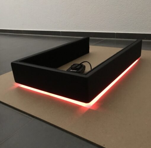 Sitzsockelverkleidung Holz/Kunstleder passend für SCANIA R New Generation Beifahrersitz Lufgefedert – Bild 2