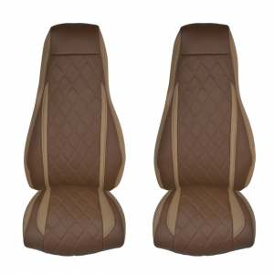 Sitzbezüge Glatt/Gesteppt passend für SCANIA /Standard Beide Sitze Luftgefedert