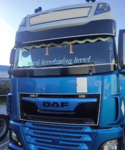 Scheibenbordüre mit Kunstlederkante passend für alle LKW-Universal