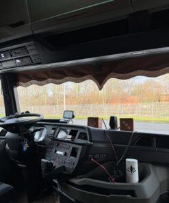 Scheibenbordüre mit Wildlederkante passend für alle LKW-Universal