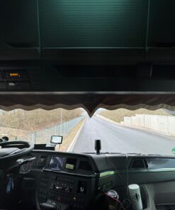 Scheibenbordüre mit Wildlederkante passend für alle LKW-Universal
