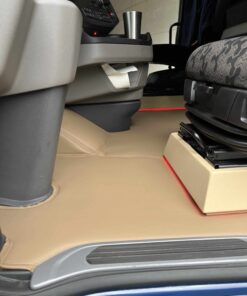 Kunstleder Tunnel Glatt/ Gestickt passend für SCANIA S New Generation Beifahrersitz Luftgefedert mit Kleiner Abdeckung