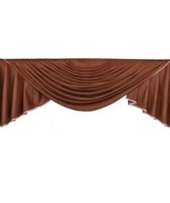 Gardinen mit Kunstlederkante für das Bett / Universal passend für alle Modelle