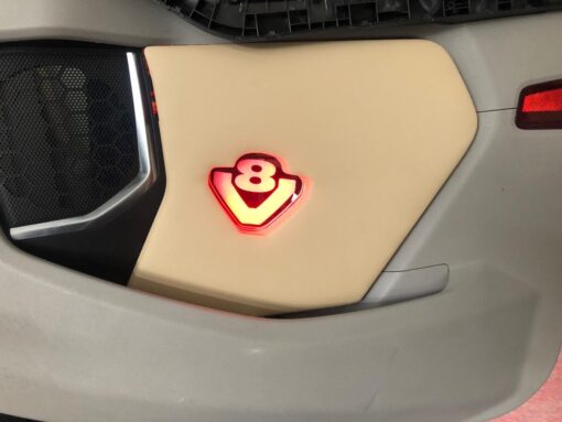 Türverkleidung Scania R/S New Generation mit Beleuchtung und Lasergravur – Bild 2