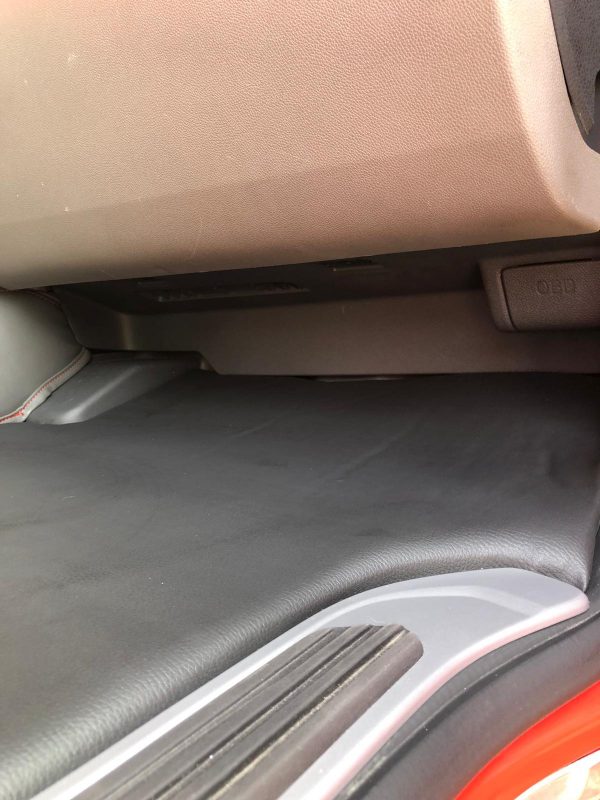 Luxus Einbaufußmatten passend für SCANIA R New Generation Beifahrersitz Klappstuhl