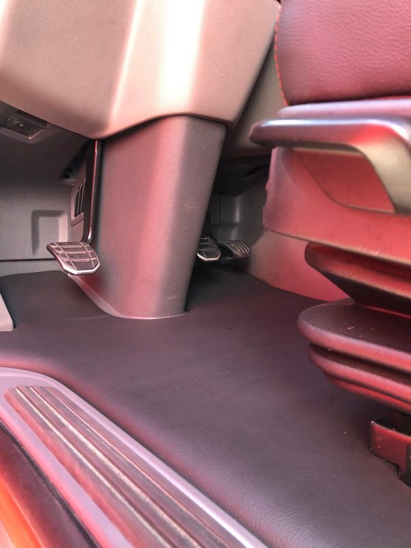 Luxus Einbaufußmatten passend für SCANIA R New Generation Beifahrersitz Klappstuhl