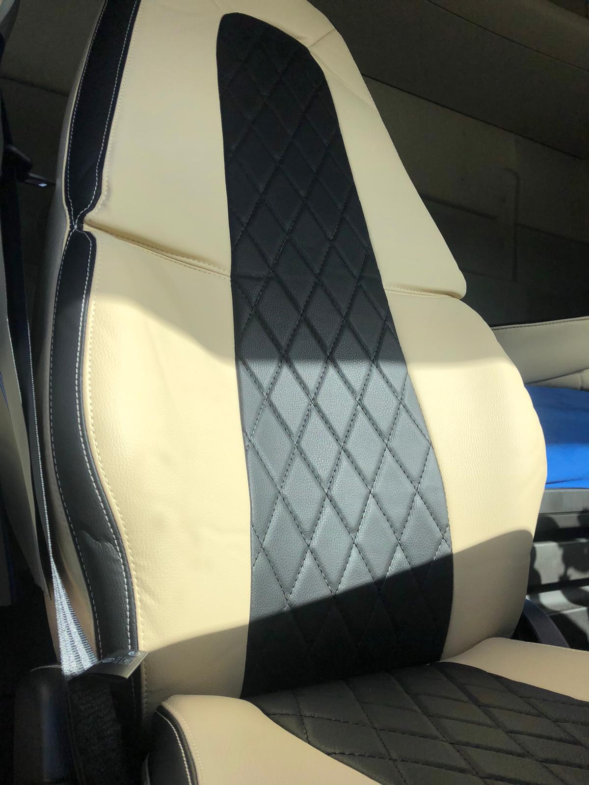 Autositzbezug Schonbezug Kunstleder Sitzbezüge Komplettsatz passt für Volvo