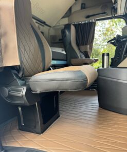 Sitzbezüge passend für ACTROS MP4/5 Beifahrersitz Klappstuhl - 12 cm Kopfstütze