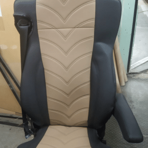 Sitzbezüge passend für ACTROS MP/5 Beifahrersitz Klappstuhl - 12 cm Kopfstütze