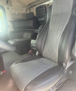Sitzbezüge passend für ACTROS MP4/5 Beifahrersitz mit Sitzecke – 12 cm Kopfstütze