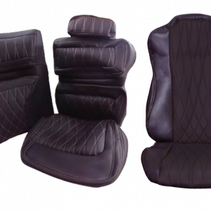 Sitzbezüge passend für ACTROS MP4/5 Beifahrersitz mit Sitzecke – 12 cm Kopfstütze