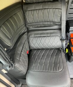 Sitzbezüge passend für ACTROS MP4/5 Beifahrersitz mit Sitzecke – 8 cm Kopfstütze
