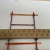 Knöpf überzogen mit Kunstleder 18 mm mit Splint