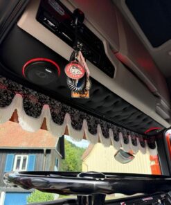 Sonnenblendeabdeckung passend für Scania R/S geknöpft mit 2 oder 4 Lautsprechern