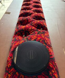 Sonnenblende passend für Volvo FH 4/5 geknöpft aus Plüsch mit 2 Lautsprechern