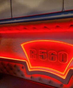 Hinterwand mit Druck und mit Knöpfen passend für Scania S/R