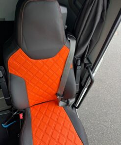 Sitzbezüge ECO Leder passend für MAN TGX ab Bj 2020 Fahrersitz mit höhenverstellbaren Gurt