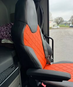 Alternative view of Sitzbezüge ECO Leder passend für MAN TGX ab Bj 2020 Fahrersitz mit höhenverstellbaren Gurt