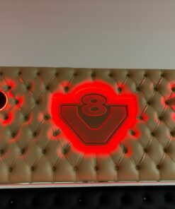 Hinterwand geknöpft mit Druck Lautsprechern passend für Scania S/R New Generation