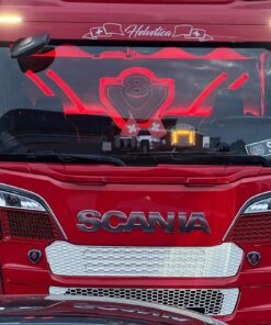 Hinterwand geknöpft mit Druck Beleuchtung passend für Scania S/R New Generation