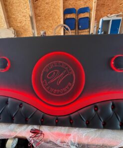 Hinterwand mit Druck und Beleuchtung passend für Scania S/R New Generation mit 4 Lautsprechern