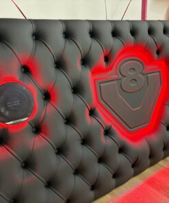 Hinterwand geknöpft mit Druck +Lautsprechern passend für Scania S/R New Generation 8 Hinterwand geknöpft mit Druck +Lautsprechern passend für Scania S/R New Generation
